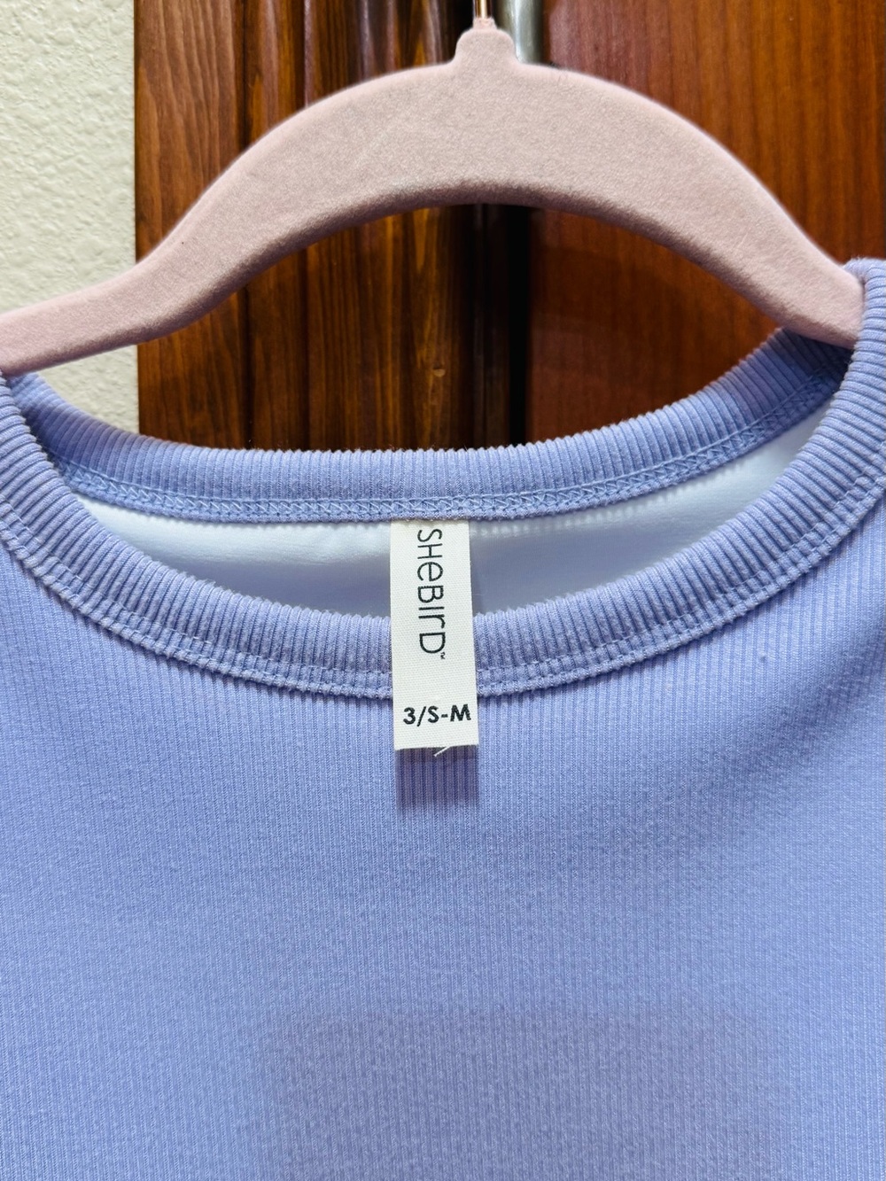 SHEBIRD Lavender Ribbed Tank Top